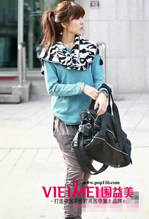 潮人围巾百搭哦  要你Fashion一冬天,最新服装图片-围益美商城