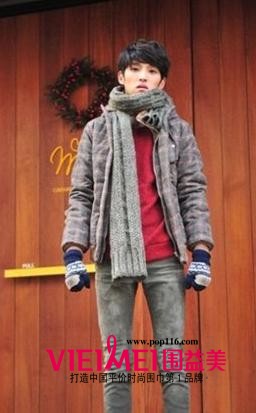 男士时尚围巾 展现男人魅力的一面,最新服装图片-围益美商城