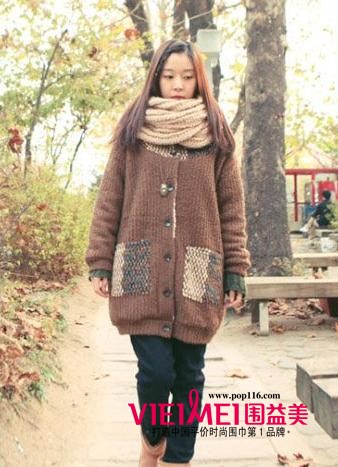 今冬流行趋势 围巾必不可少的装饰单品,最新服装图片-围益美商城