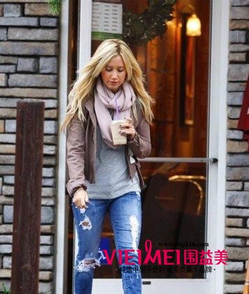 一条时尚围巾 打造个性的潮人,最新服装图片-围益美商城